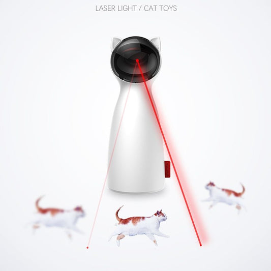 Smart LED Laser Cat Toy – Automatic Interactive Playmate