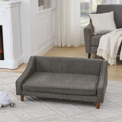 PAWRIO™ Modern Dog Sofa – Durable Elevated Pet Bed with Irregular Armrests