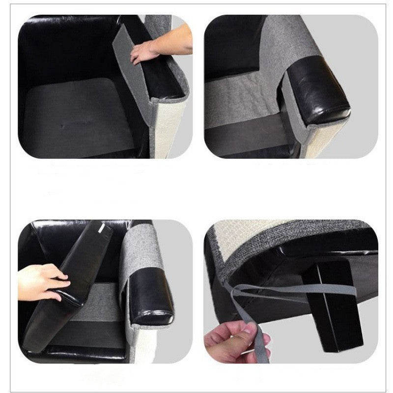 PAWRIO™ Sisal Cat Claw Mat – Sofa Protector & Scratch Pad