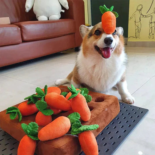 Pawrio™ Creative Pulling Radishes Plush Toys