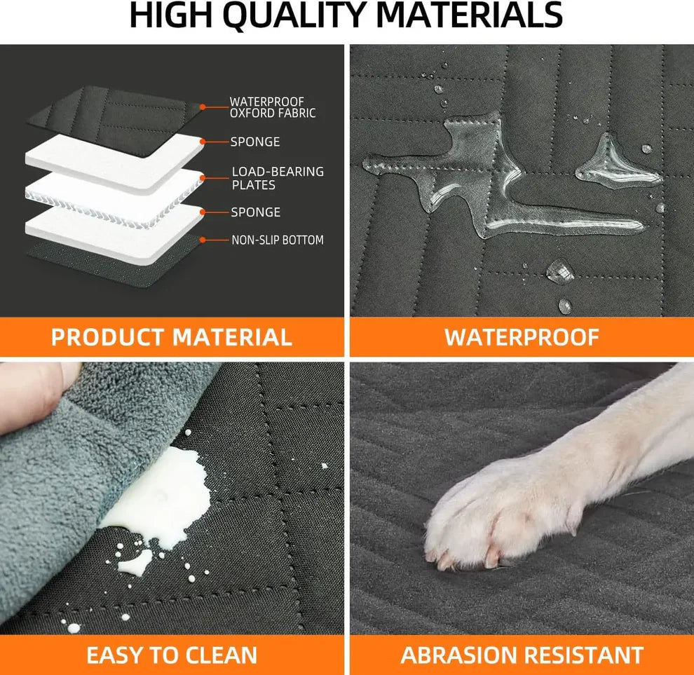 Pawrio™ Hard Bottom Dog Car Backseat Cover