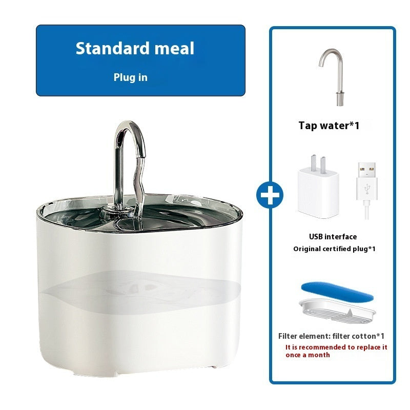 PAWRIO™ Smart Alloy Pet Water Fountain – Clean, Quiet & Filtered Hydration