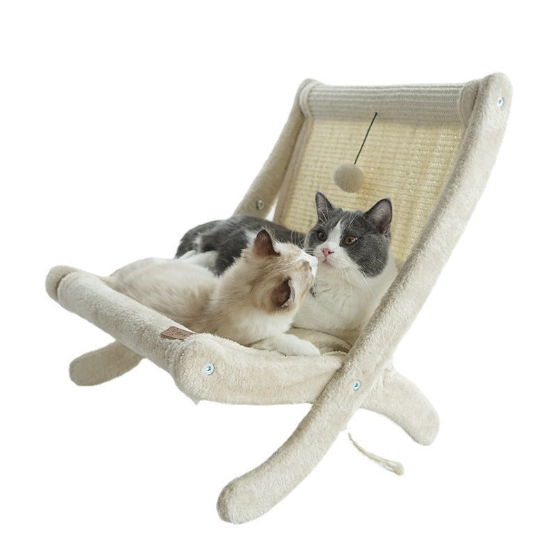 PAWRIO™ Cat Sunbathing Sofa – Lounger & Scratcher in One