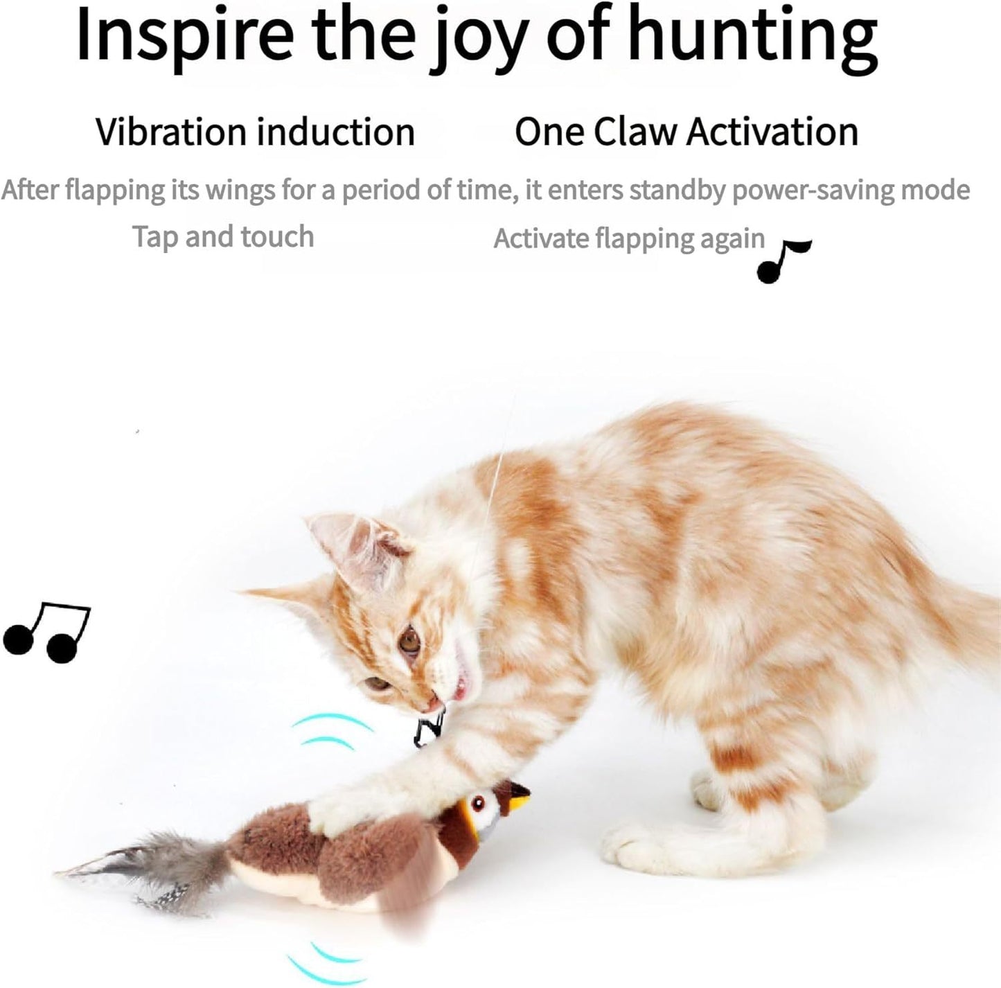 Pawrio™  Flapping Bird Toy