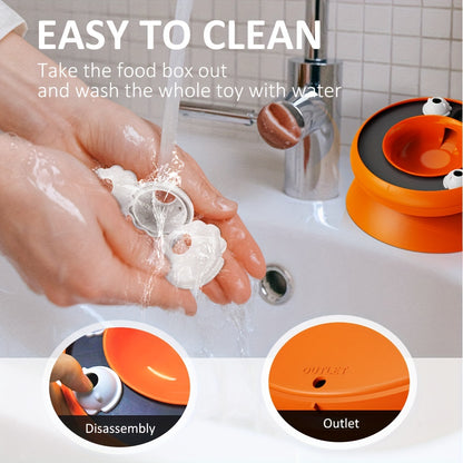 Interactive Puzzle For Cats Slow Food Dispenser For Pets Raised For Dry Food And Snacks