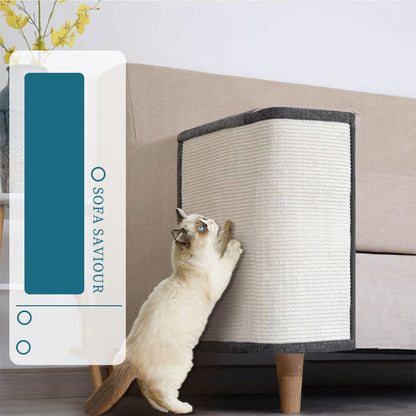 PAWRIO™ Sisal Cat Claw Mat – Sofa Protector & Scratch Pad