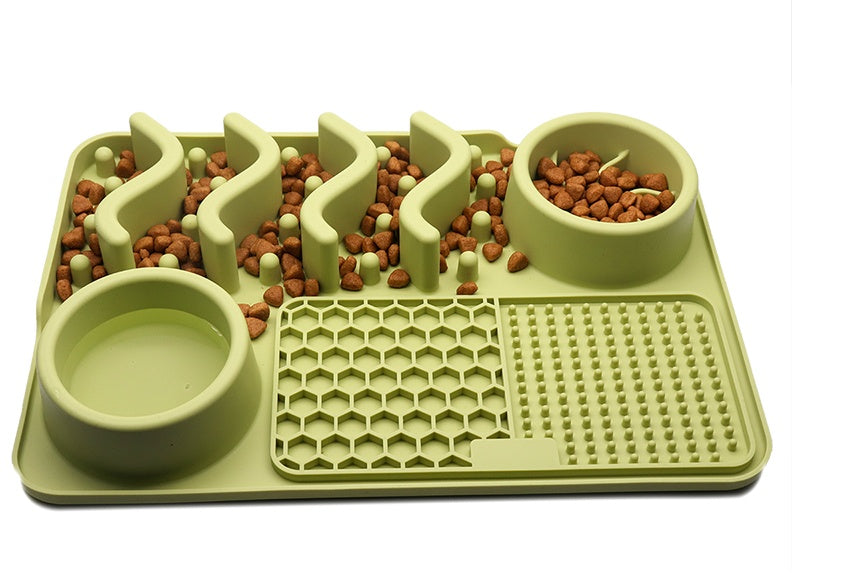 Pawrio™ Multi-Functional Pet Licking Mat – Slow Feeder Bowl Pad