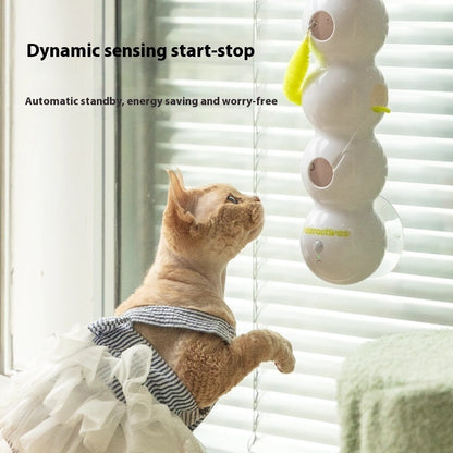 Pawrio™ Teasing Cat Toy Automatic Pes Toy With Tail Motion Activated Kitten Toy Rechargeable Smart Interactive Cat Toy Pet Products