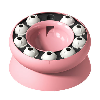 Interactive Puzzle For Cats Slow Food Dispenser For Pets Raised For Dry Food And Snacks