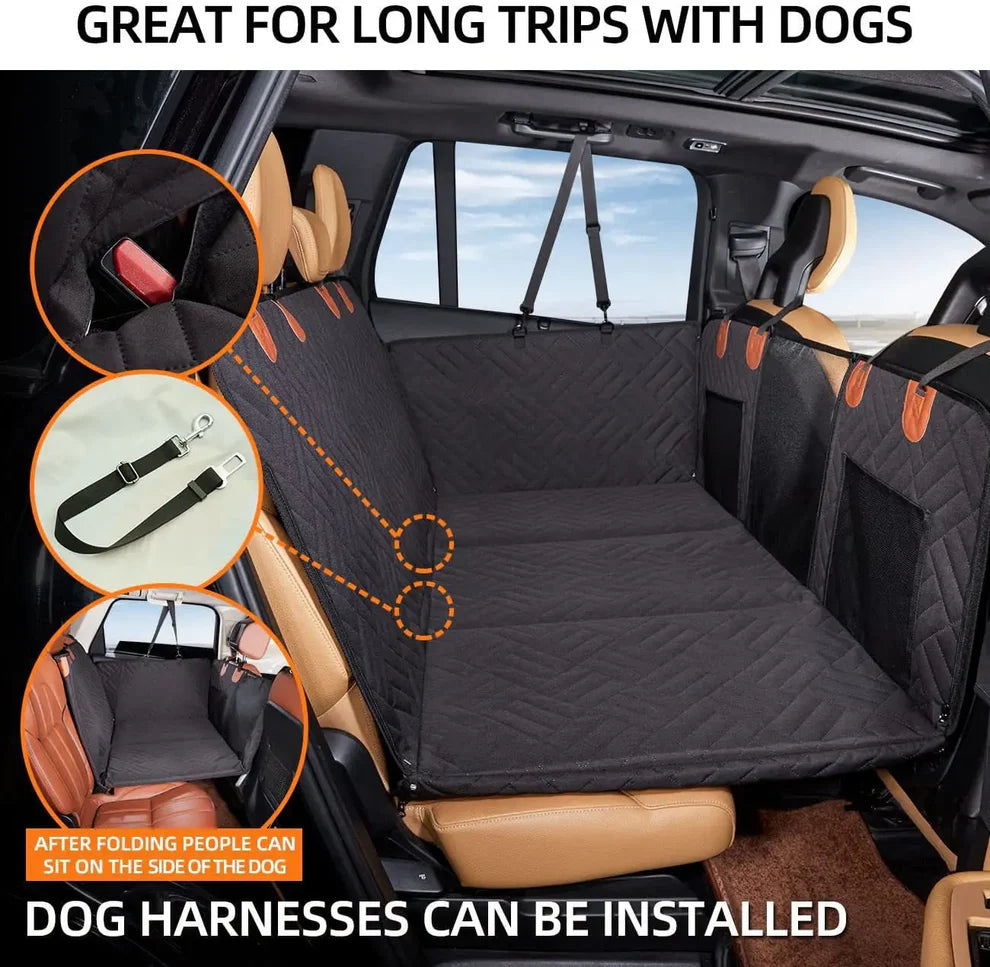 Pawrio™ Hard Bottom Dog Car Backseat Cover