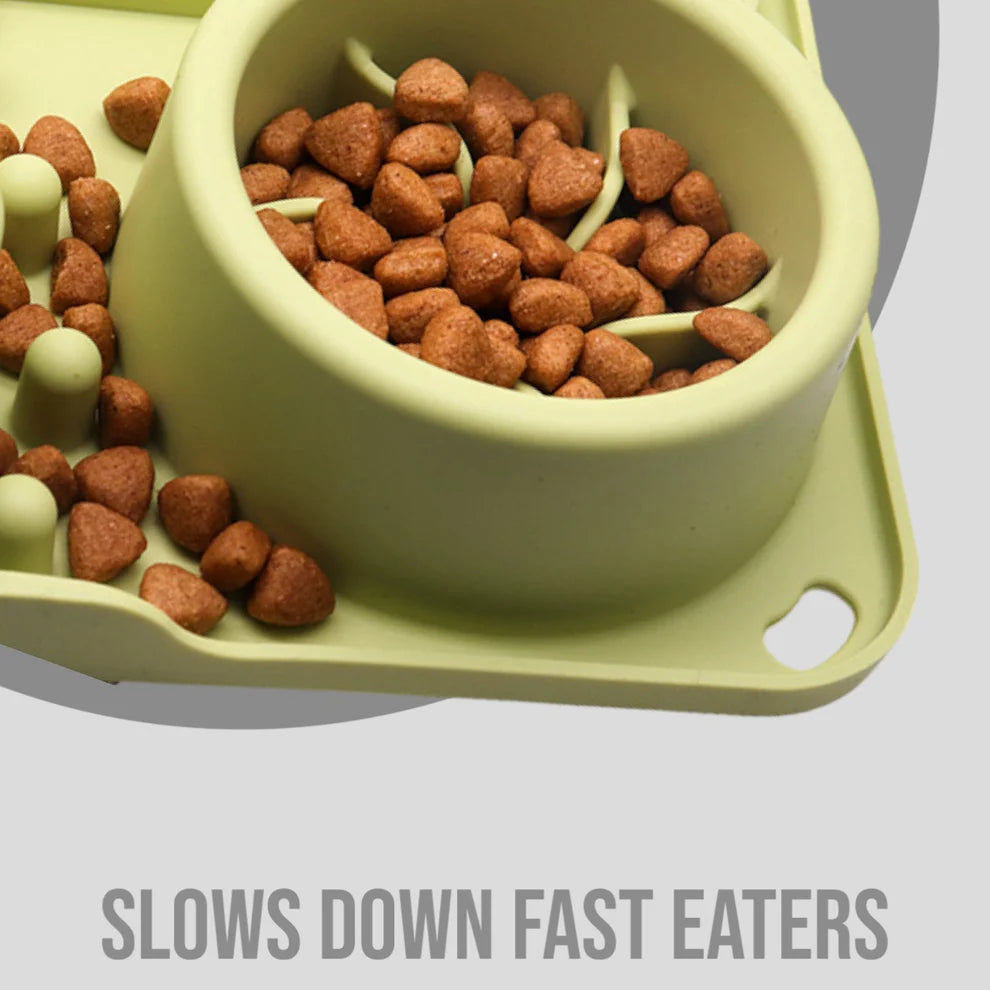 Pawrio™ Multi-Functional Pet Licking Mat – Slow Feeder Bowl Pad