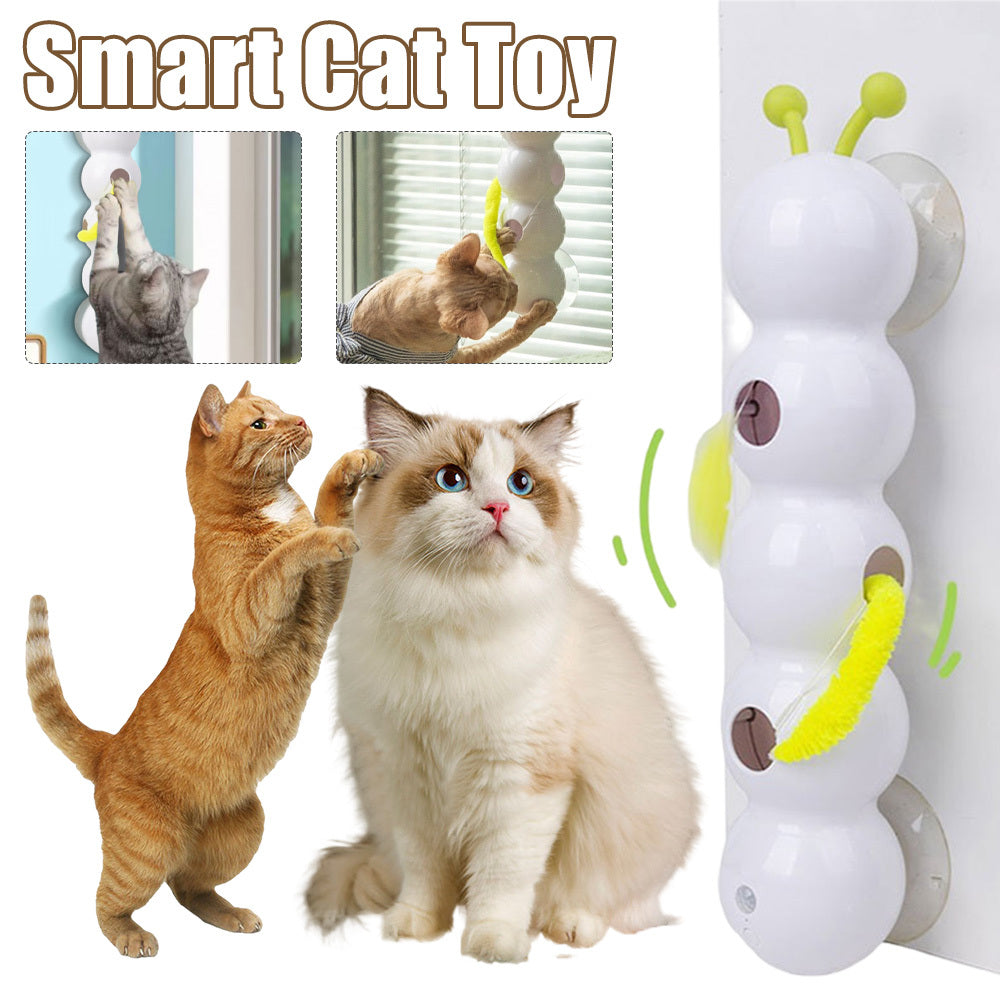 Pawrio™ Teasing Cat Toy Automatic Pes Toy With Tail Motion Activated Kitten Toy Rechargeable Smart Interactive Cat Toy Pet Products