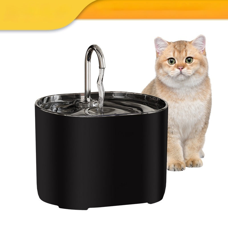 PAWRIO™ Smart Alloy Pet Water Fountain – Clean, Quiet &amp; Filtered Hydration