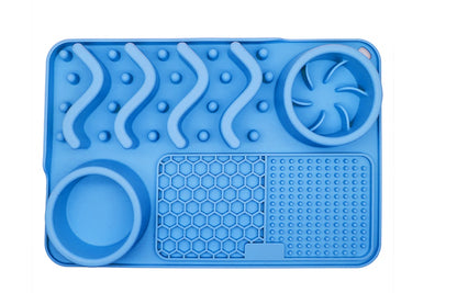 Pawrio™ Multi-Functional Pet Licking Mat – Slow Feeder Bowl Pad