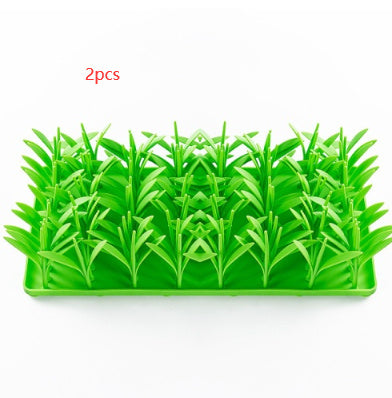 Pawrio™  Silicone Dog Lick Mat – Slow Feeder with Grass Design