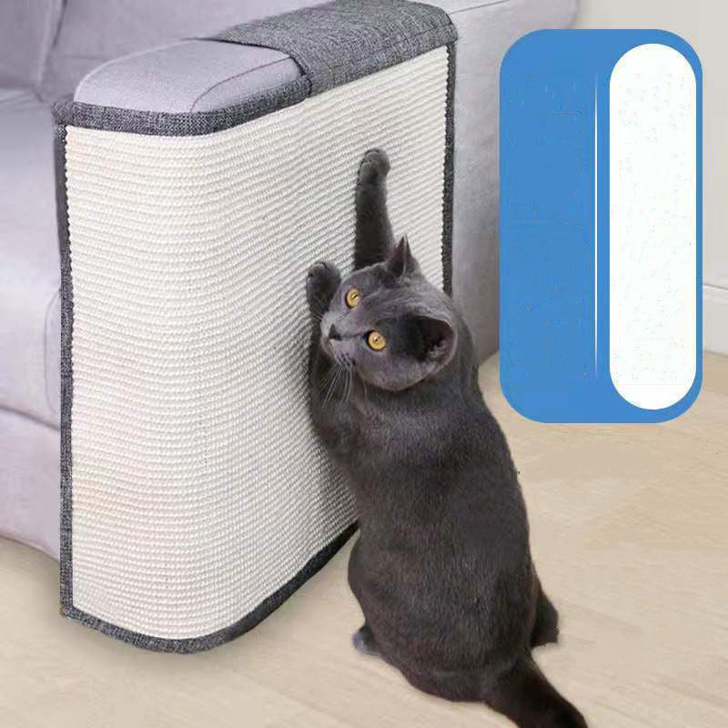 PAWRIO™ Sisal Cat Claw Mat – Sofa Protector & Scratch Pad