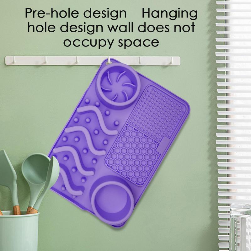 Pawrio™ Multi-Functional Pet Licking Mat – Slow Feeder Bowl Pad
